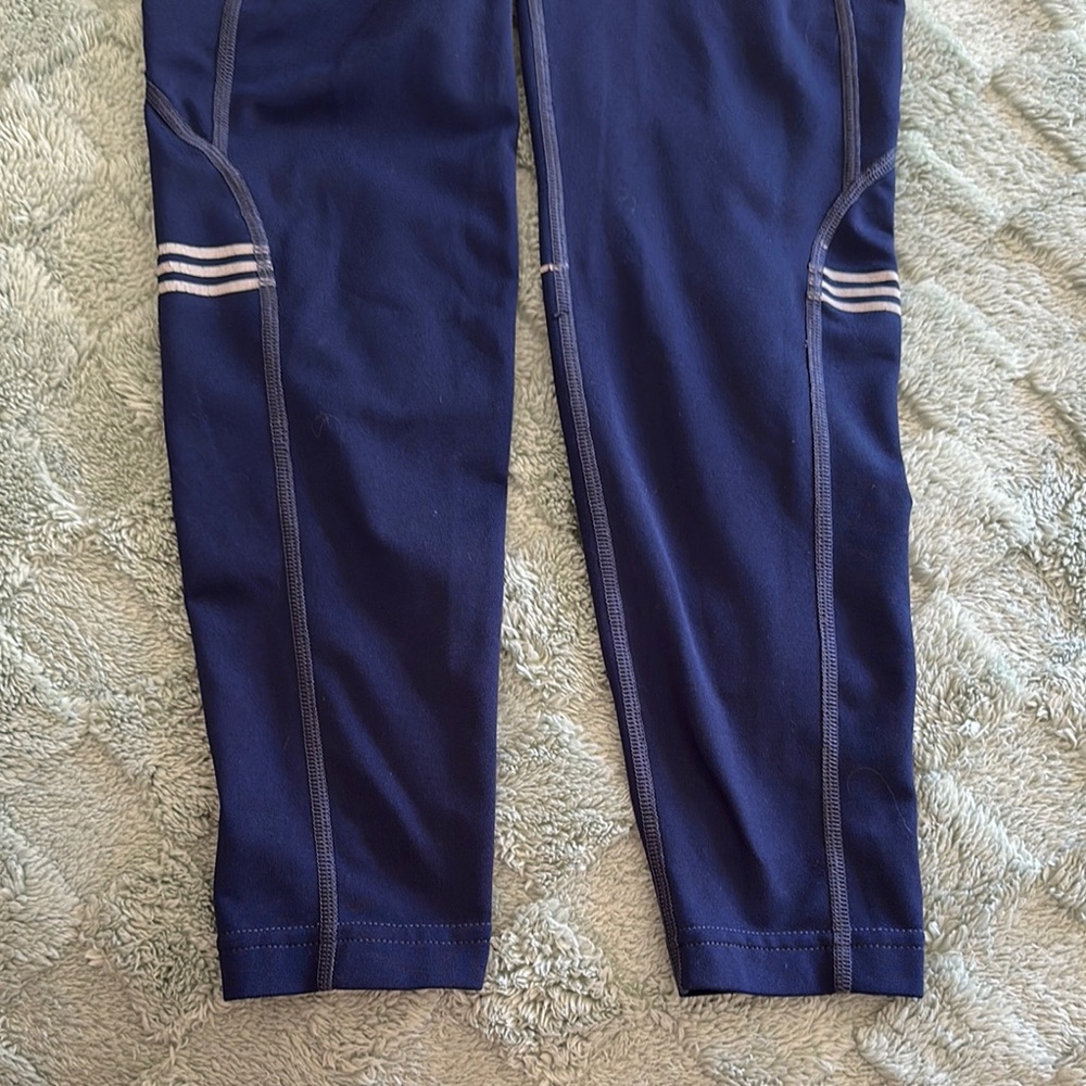 Adidas Blue Sweatpants with Tapered Leg Design - Picture 6 of 7